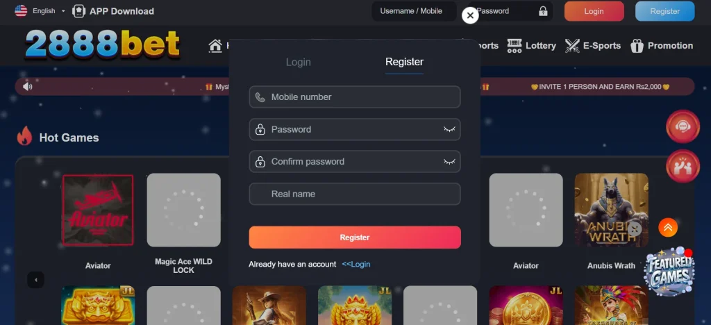 2888bet login