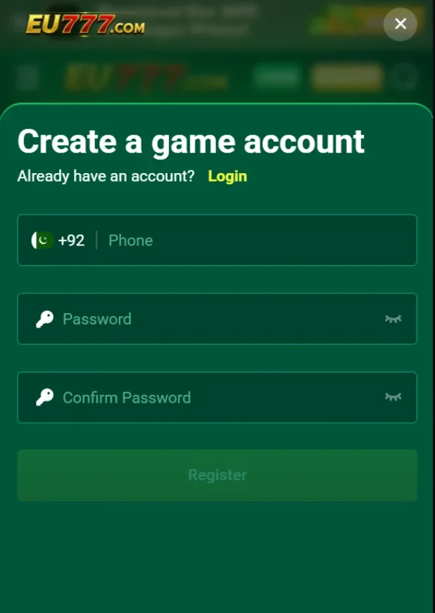 EU777 Login