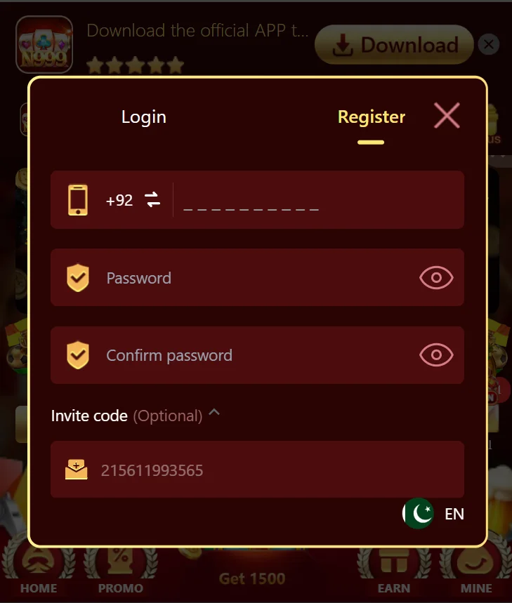 N999 Login
