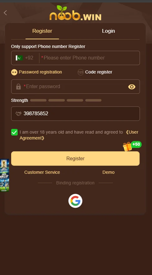 NoobWin login