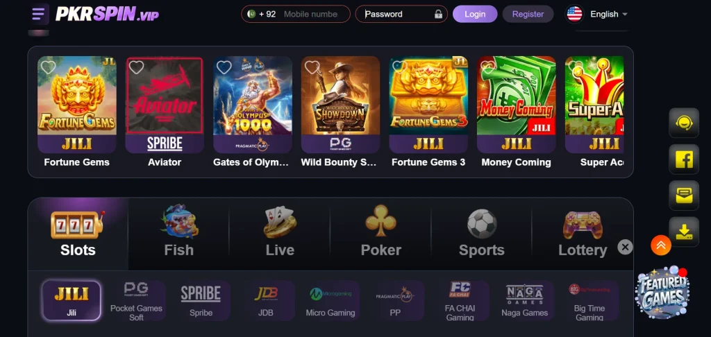 PKRSPIN Dashboard