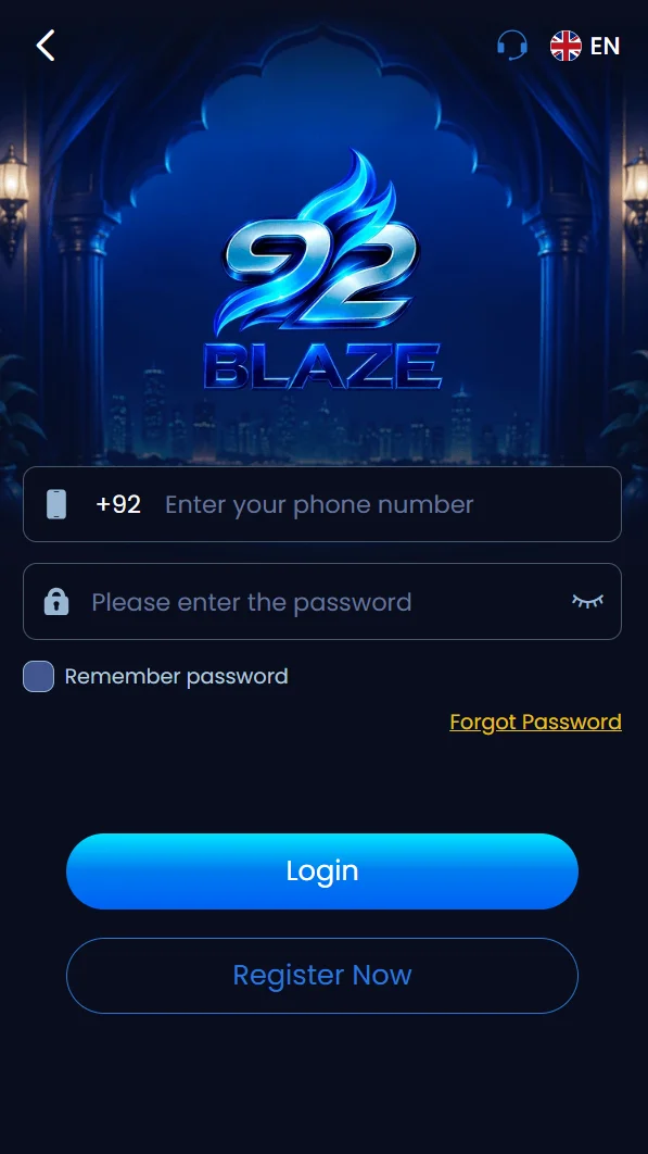 92blaze game login